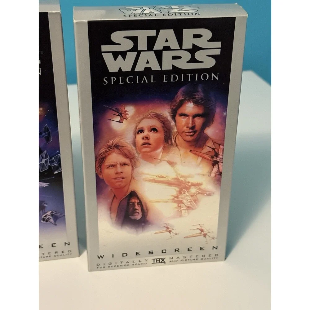 Star Wars Box Set (VHS, 1997, Special Edition) Jedi Tapes Widescreen , Good Cond